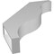 Ekena Millwork 3 1/2-in. W x 20-in. D x 26-in. H Funston Architectural Grade PVC Knee Brace BRCP035X20X26FST - alternate 4